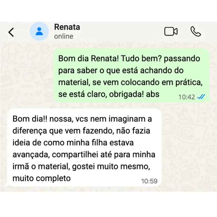 Depoimento de Marcela sobre o Guia Desenvolvimento Infantil